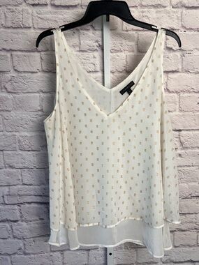 Lane Bryant V-Neck Sheer Layered Top size 16